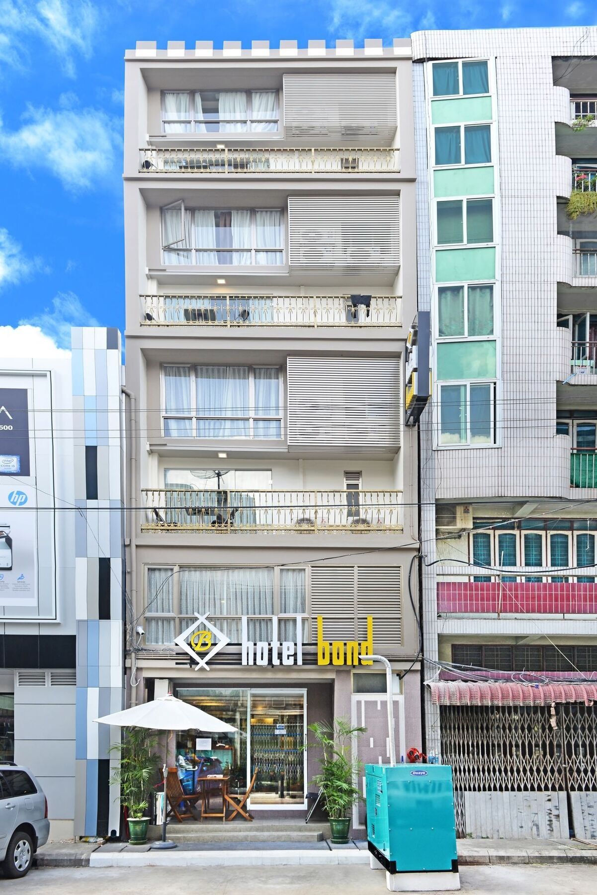Hotel Bond Yangón Exterior foto